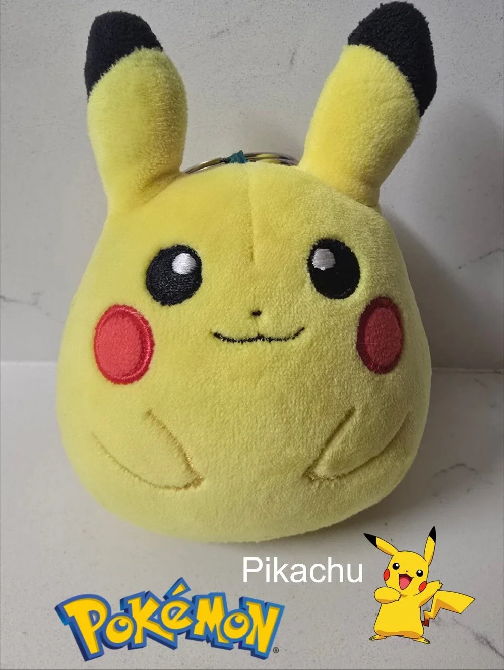 Pokemon Pikachu Squishmellows Keychain